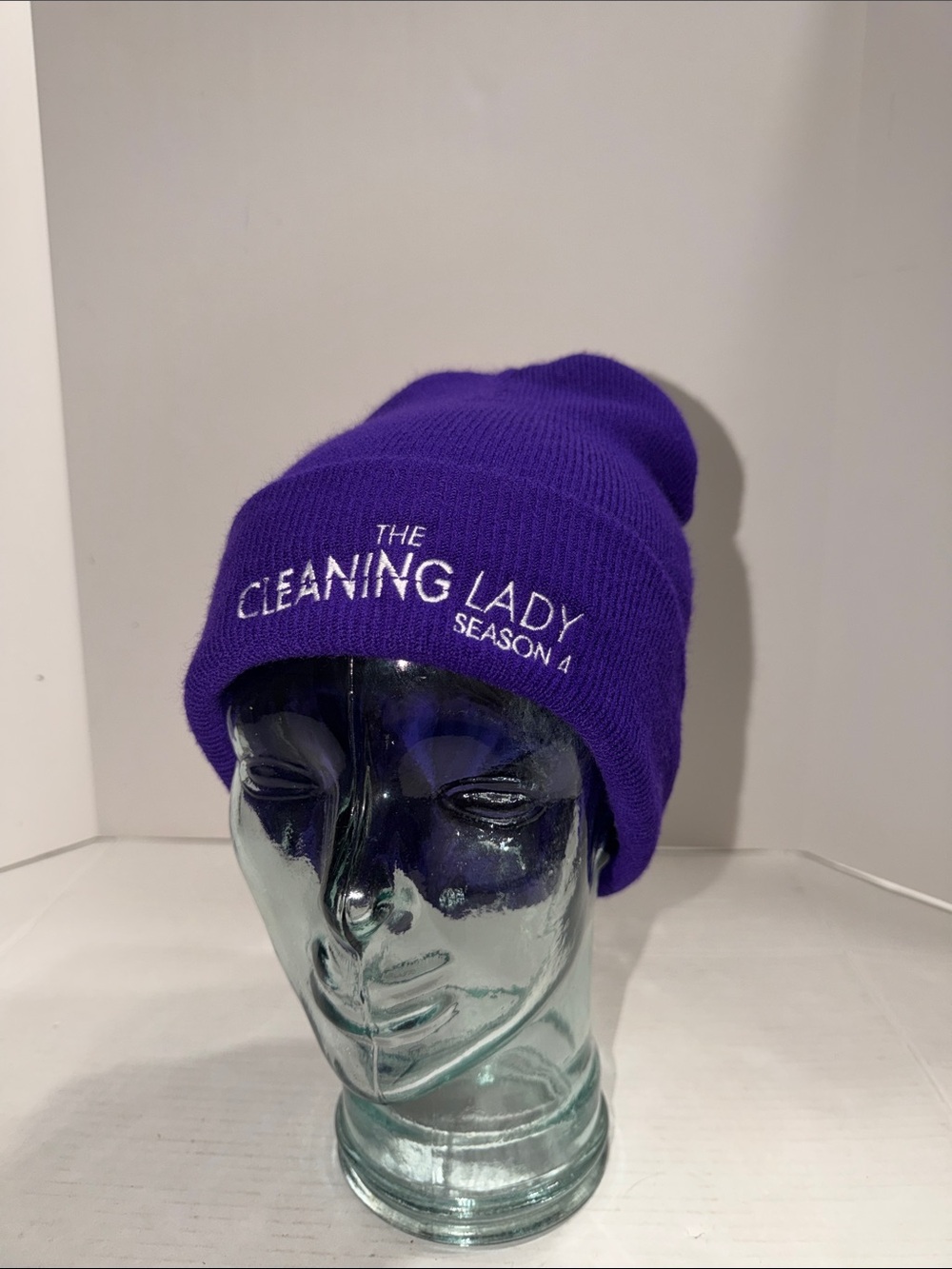 Port and Company Purple 'The Cleaning Lady Season 4' Beanie